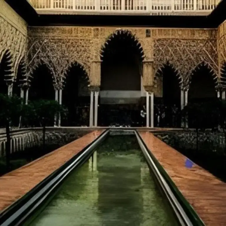 من قصور اشبيلية بالأندلس