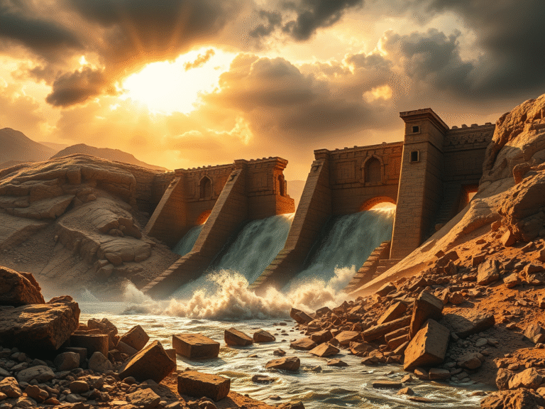 بما نفسر ضعف وسقوط حضاره سبأ؟ وانهيار سد مأرب🌊 4 سبأ