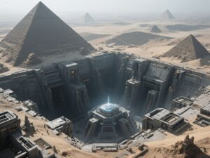 كيف بنيت اهرامات مصر؟ صدمة الحضارة المفقودة🏔 1 منشآت غامضة تحت اهرامات مصر بالجيزة