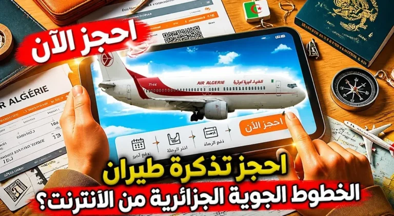 حجز تذاكر طيران الخطوط الجوية الجزائرية