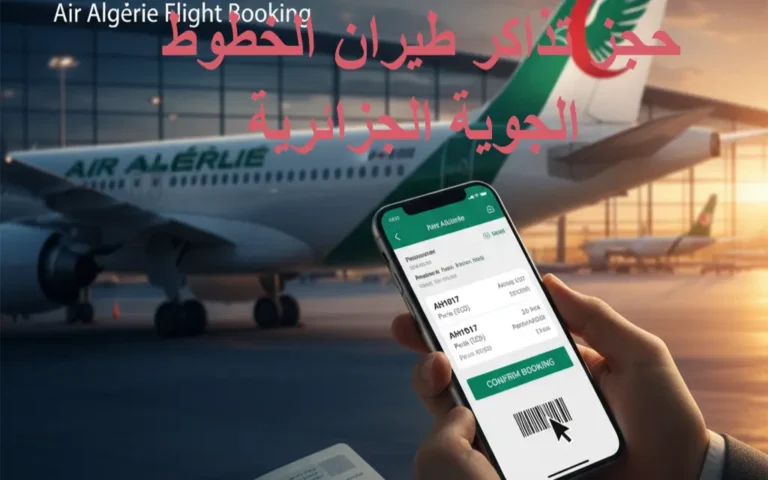 حجز تذاكر طيران الخطوط الجوية الجزائرية خطوة بخطوة✈️🇩🇿 3 حجز تذاكر طيران الخطوط الجوية الجزائرية