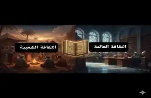 ما هي مميزات الثقافة الشعبية والعالمة عند ابن خلدون؟ 1 الثقافة الشعبية و العالمة _ابن خلدون