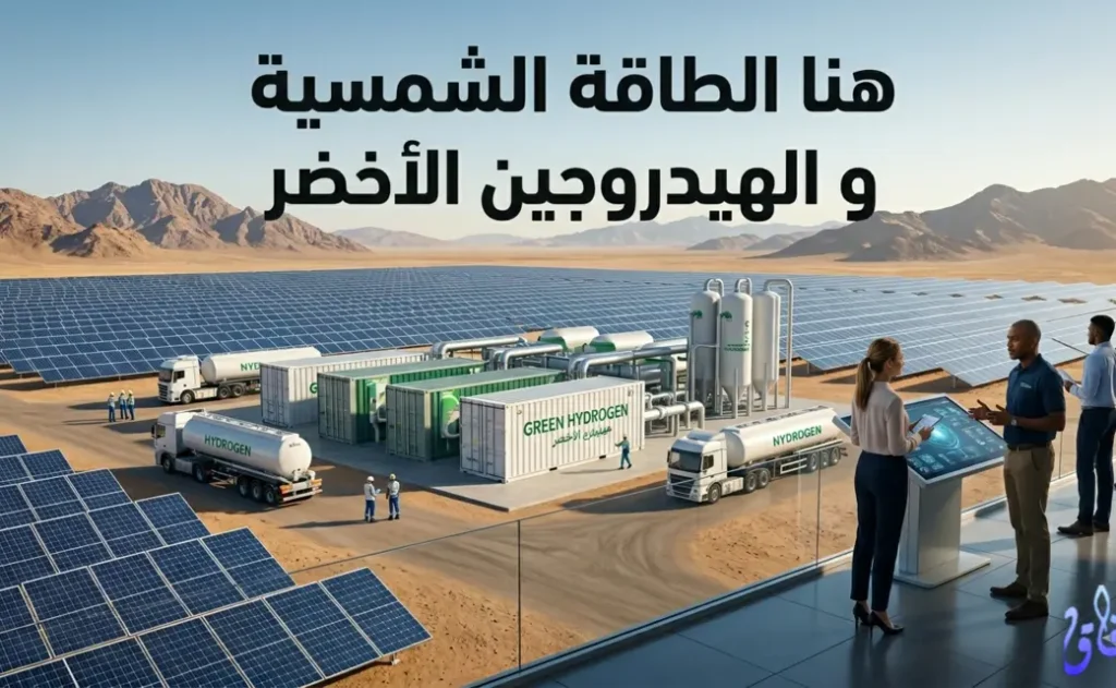 الهيدروجين الاخضر الطاقات المتجددة.